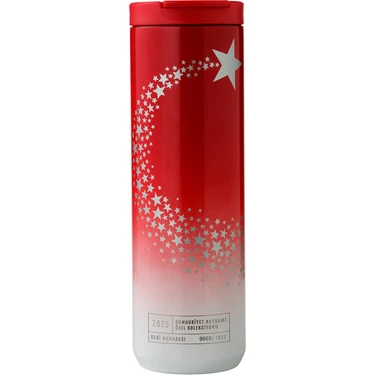 Starbucks® Paslanmaz Çelik Termos - Cumhuriyet Bayramı 2025 Tasarımlı - Özel Seri Numaralı -