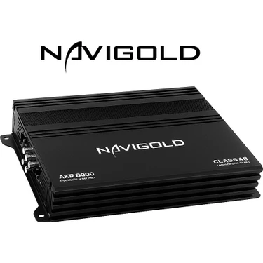 Navigold AKR-3000 4kanal Profesyonel Stereo Oto Amfi Anfi 3000WAT 2ohm 4X90W Rms -4ohm 4X60W