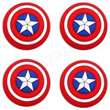 Deadskull Ps3-Ps4-Ps5-Xbox Joystick Kol Analog Koruyucu Captan America 4