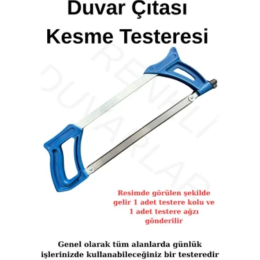 Renkli Duvarlar Duvar çıtası Süpürgelik Panel Kesme Testeresi Demir Testere Pratik Demir Mdf Pvc