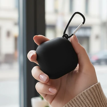 Caseonn Anker Soundcore Liberty 5 Kılıf Askı Aparatlı Mat Silikon