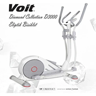 Voit D3000 Diamond Collection Eliptik Bisiklet 120 kg Taşıma Kapasitesi ile 8 Kademe Direnç