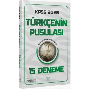CBA Akademi CBA Yayınları 2026 KPSS Türkçenin Pusulası 15 Deneme Mesleki Hazırlık