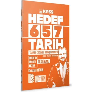 Kpss 2026 Lisans Önlisans Ortaöğretim Hedef 657 Tarih Çözümlü 18 Deneme Benim