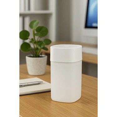 NordHaus 400 ml Şeffaf Gece Lambalı Renkli Işık Ultrasonik Hava Nemlendirici Aroma Difüzörü