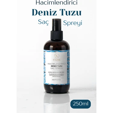 K K-Care Cosmetics Deniz Tuzu Saç Spreyi - Doğal Dalga Sağlayan ve Hacim Veren Saç Spreyi 250