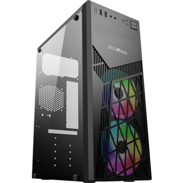 Strong Glave 2x 120MM Rainbow Fanlı Atx Mesh Gaming Bilgisayar Kasası
