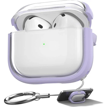 Caseonn Apple Airpods 4. Nesil / Anc Kılıf Renkli Kenar Kilitli Kapak