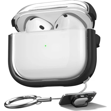 Caseonn Apple Airpods 4. Nesil / Anc Kılıf Renkli Kenar Kilitli Kapak