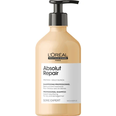 L'oreal Professionnel Serie Expert Absolut Repair Yıpranmış Saçlar için Onarıcı Şampuan 500