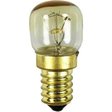 Cankır Isıya Dayanıklı Fırın Ampulü 15WATT E14 Duy- 300°C Yüksek Sıcaklık Dayanımı, Uzun Ömürlü