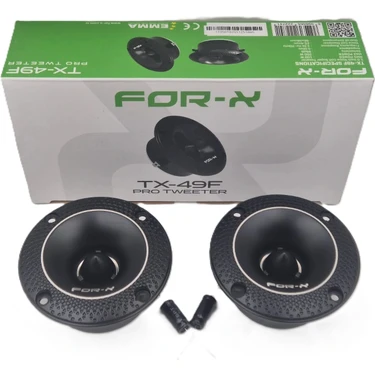For-X Dome Tweeter 10CM - Pro 200W 100 Rms Tiz - For-X TX-49F 10CM Dome