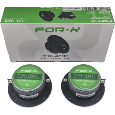 For-X Dome Tweeter 10CM - Pro 200W 100 Rms Tiz - For-X Fiyatı