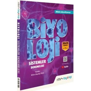 Ritim Biyoloji Yayınları Ayt Biyoloji Sistemler 30 x 13