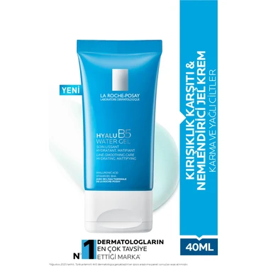 La Roche-Posay Hyalu B5 Kırışıklık Karşıtı Nemlendirici Jel Krem 40ml Matlaştırıcı Etki ile Yağlı