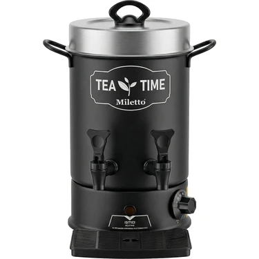 Miletto 60 Bardak Black Çay Makinesi 6,6 Lt -