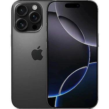 Yenilenmiş Apple iPhone 16 Pro 128 GB Siyah Titanyum (12 Ay Garantili) - A