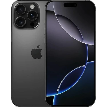 Yenilenmiş Apple iPhone 16 Pro Max 256 GB Siyah Titanyum (12 Ay Garantili) - A