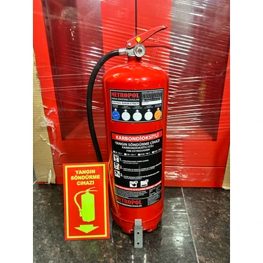 Metropol Yangın 6 kg Kuru Tozlu Yangın Söndürme Cihazı Dört Yıl
