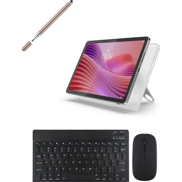 Tab 4gb Ram 128 GB Hafıza 10.1"inch M10 Gri Tablet+Şeffaf Kılıf+Klavye ve