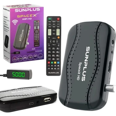 Sunplus Hd Uydu Alıcısı, Wi-Fi, Yüksek Çözünürlük, Pratik