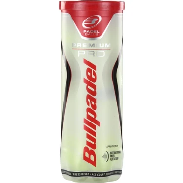 Bullpadel Premium Pro 3lü Padel Top Kutulu Yeşil Renkli Sentetik