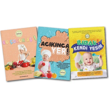 Bebeklik 3’lü Ek Gıda Kitap Seti  Hande