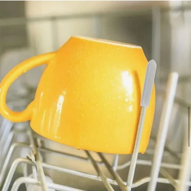 ÖZ BEYAZ EŞYA _100 Adet Gri _ Bulaşık Makinesi Sepet Ucu Plastik Kapak _ Pas ve Küf Önleyici