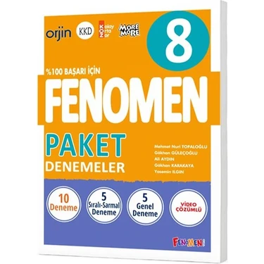 Kurmay Yayınları Fenomen Yayınları 8. Sınıf Fenomen 10 Paket Deneme