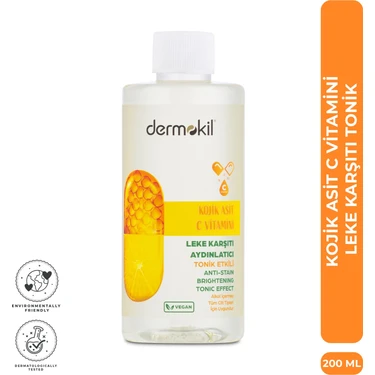 Dermokil Kojik Asit C Vitamini Leke Karşıtı Tonik 200