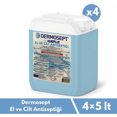 Dermosept Handplus Antibakteriyel El Dezenfektanı 5 lt 4