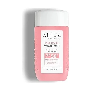 Tuncel Store Sinoz Pink Touch Anında Ton Eşitleyici Onarıcı Pembe Yüz Güneş Kremi