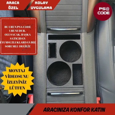 2019-2025 Model Rifter-Berlingo-Proace City-Doblo-Opel Combo Uyumlu Orta Konsol
