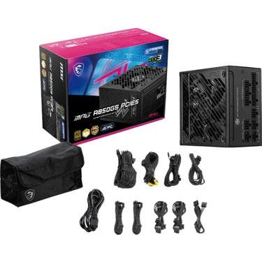 MSI Msı Mpg A850GS Pcıe5 850W 80+ Gold Atx 3.1 Pcıe 5.1 2x Fiyatı