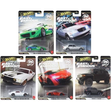 Fast & Furious ミニカーセット Hot Wheels Premium Fast & Furious 25. Yıl Seti 2026 Diecast Fiyatı