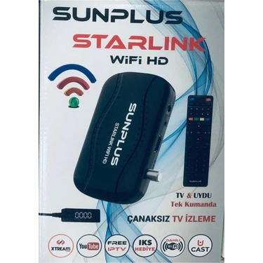 Sunplus Yüksek Performanslı Dahili Wi-Fi Hd Uydu Alıcısı, Kesintisiz Izleme