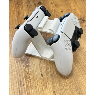 Marsel Dizayn Gamepad - Oyun Kolu Standı | Ps5 Ps4 Xbox Pc Uyumlu | Üstten Arttırılabilir | Mermer