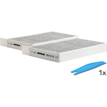 Motocar 1200 101-2C Karbonlu Klima Filtresi (Tesla Model Y (2020<>2025) - Model Y Juniper