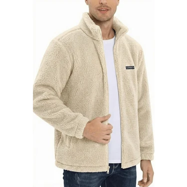 Genius Store Oversize Peluş Sweatshirt Erkek Polar Sweatshirt Erkek Sweatshirt
