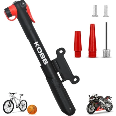 Kobb KB21 87 Psı Bisiklet Lastik Şişirme Taşınabilir Mini El Pompası + Bisiklet Montaj