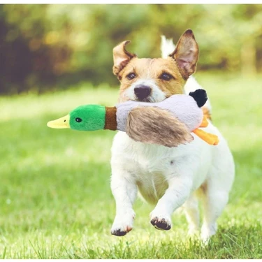 Sesli Ördek Şekilli Peluş Köpek