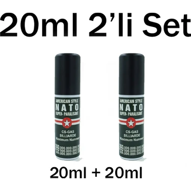 Erolav 2'li Nato Ruj Boy Biber Gazı (Göz Yaşartıcı Sprey) 20 ml Sprey