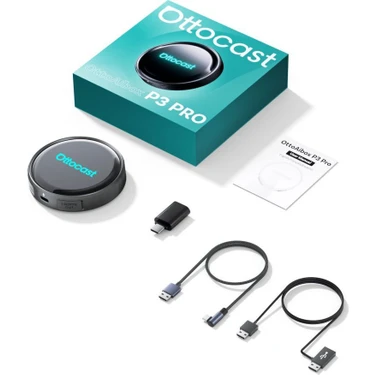 Ottocast Aibox P3 Pro Android 13,8+128GB SM6225 Chipset, Fiyatı