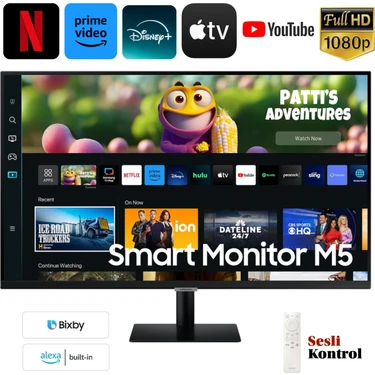 Samsung 32"inç Full Hd Ekran Android-Apple Kablosuz Görüntü Aktarım 32 Inç Fhd