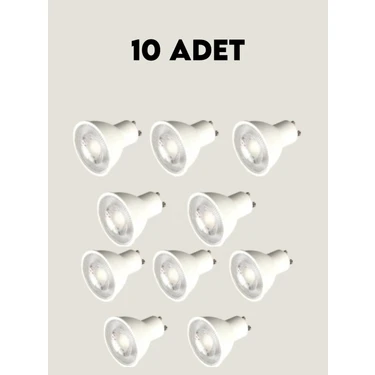 Cata Aygün CT-4215 Çanak LED Ampul Beyaz Işık 6400K GU10 Duy 8W - 10