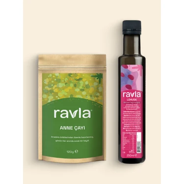 Ravla Anne Çayı ve Lohusa Yağı Seti 120g ve 250ml Emziren Anneler İçin Doğal