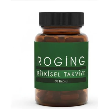 Roging 30 Kapsül Bitkisel Ginseng Çakşır Kökü Erkek Kadın