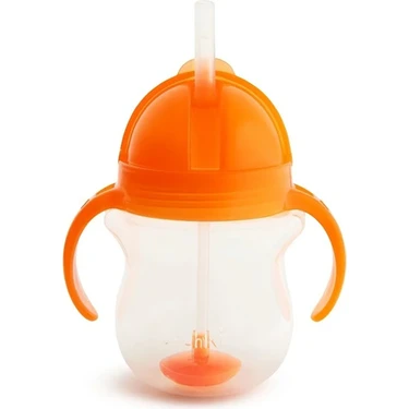 Munchkin Tıklama Kilitli Uçlu Alıştırma Bardağı, 6AY+, 207ML, Turuncu, 1
