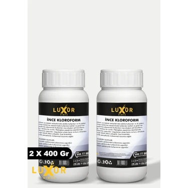 Luxor Kimya Ince Kloroform 2 x 400