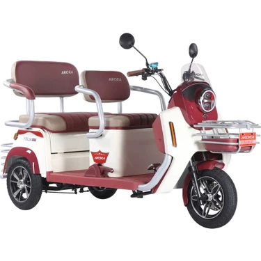 Arora Felix New Elektrikli 3 Tekerlekli Moped Geniş